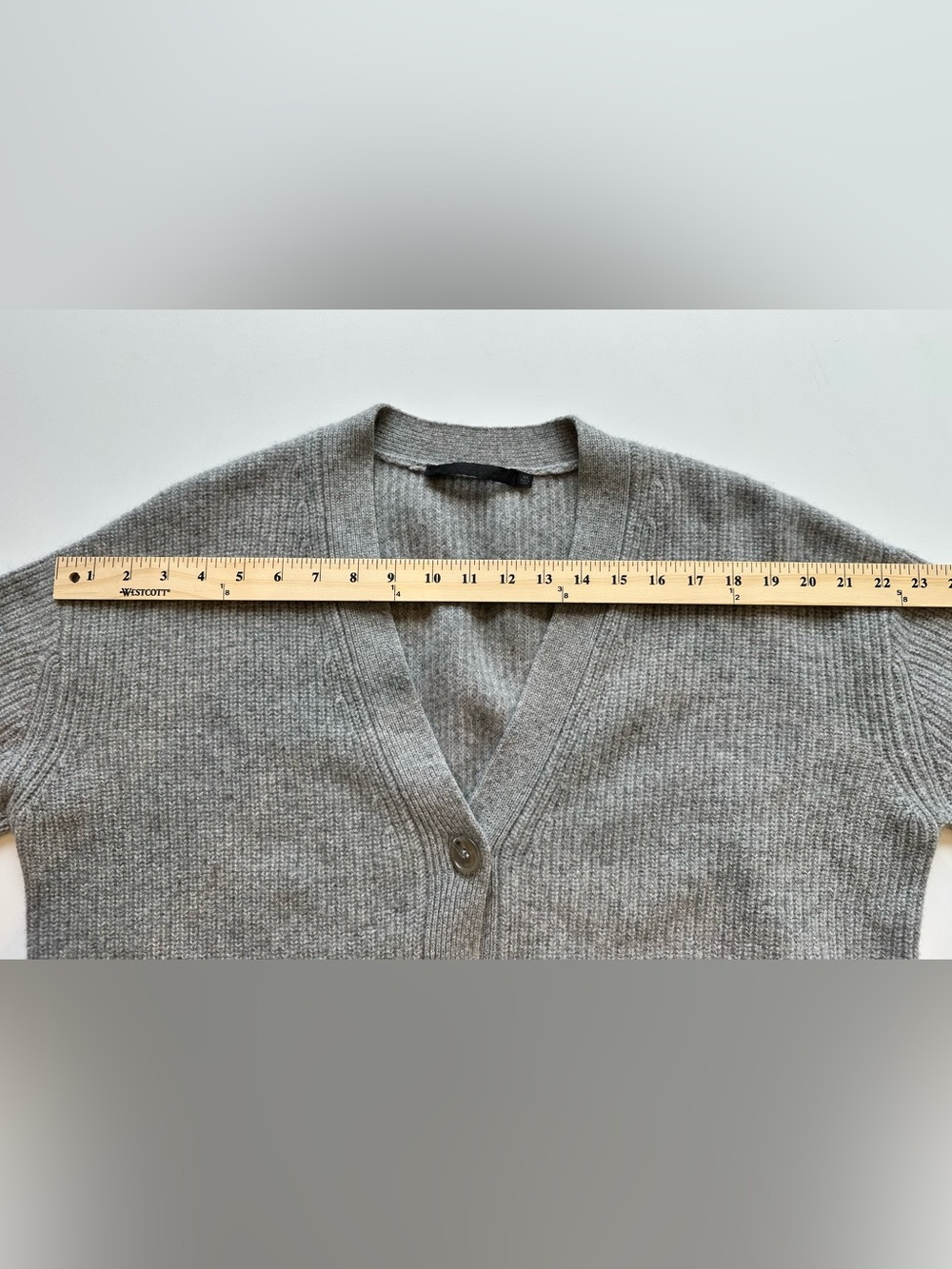 Jenni Kayne Cashmere Cocoon Cardigan Heather Gray 100% Cashmere XS Oversized - Picture 8 of 11